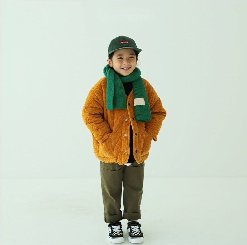 Golden Jumper Jacket for Kids