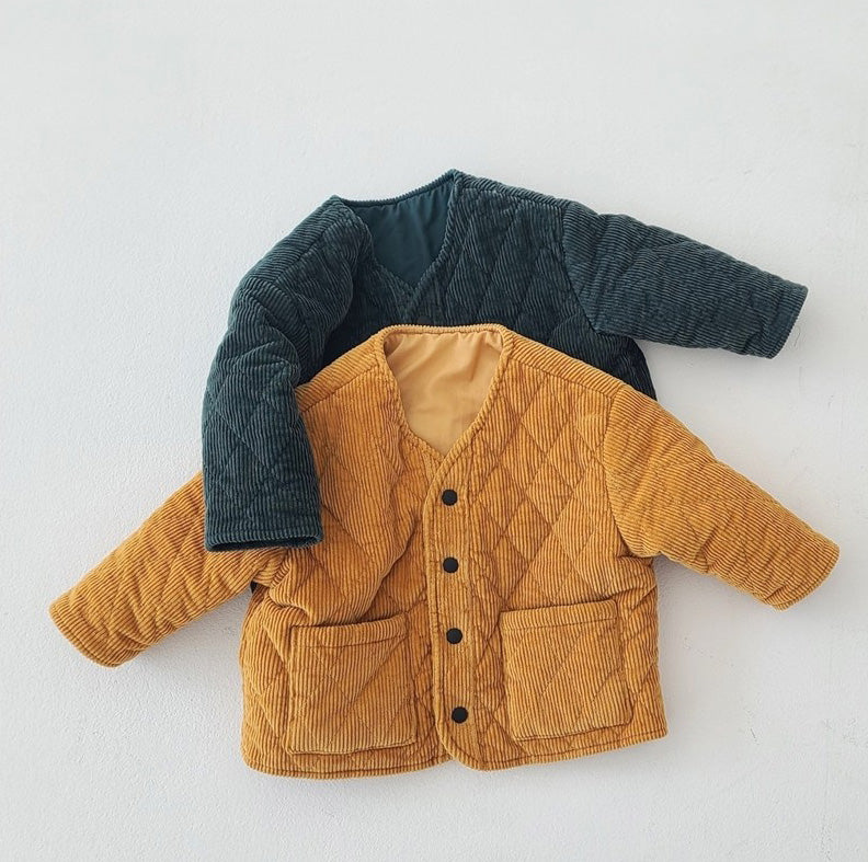 Golden Jumper Jacket for Kids