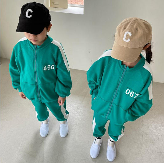 Squid Game Original Uniform Tracksuit for Kids