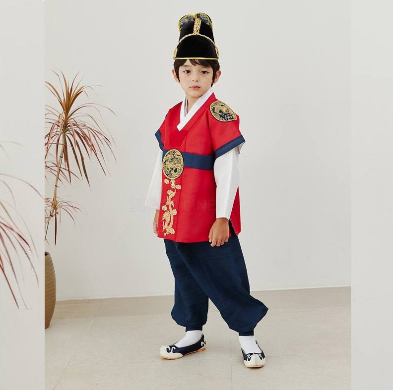 Kai Korean Traditional Formal King Dol Hanbok for Boys