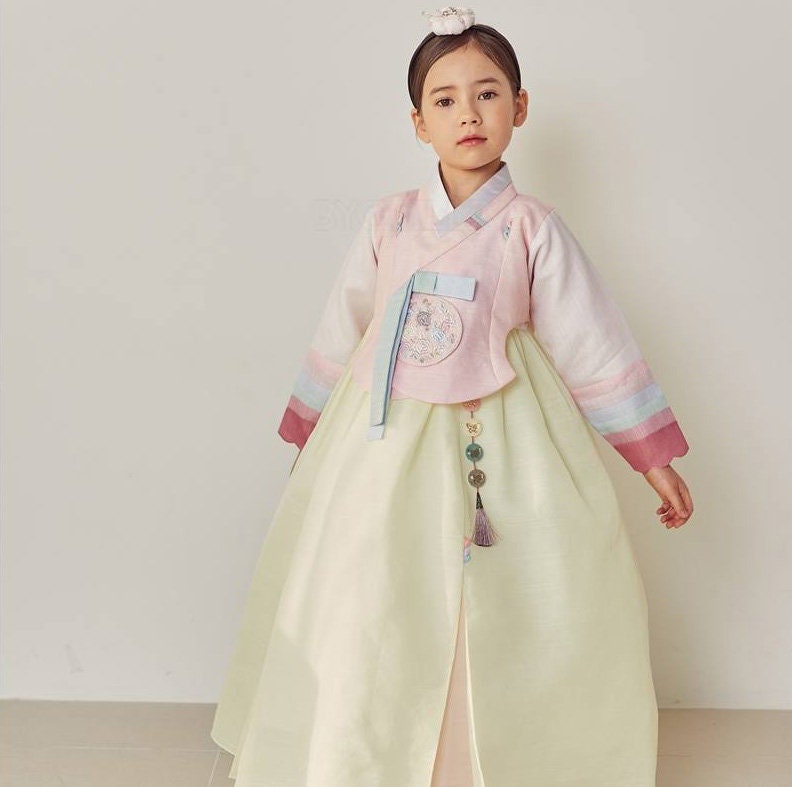 Rosie Korean Traditional Formal Dol Hanbok for Girls