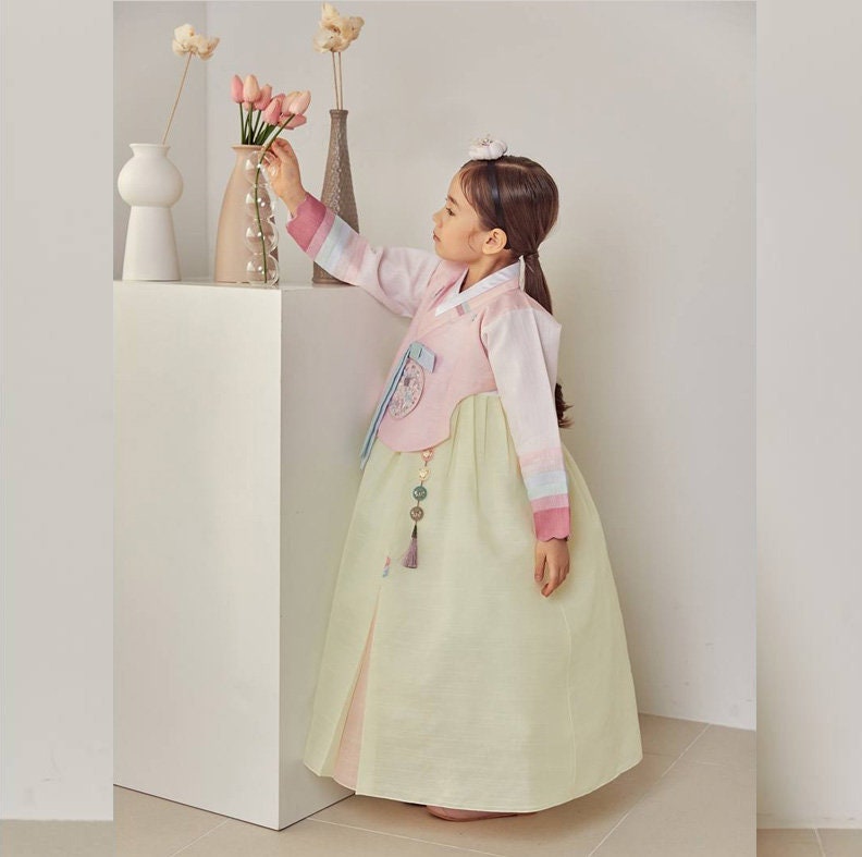 Rosie Korean Traditional Formal Dol Hanbok for Girls