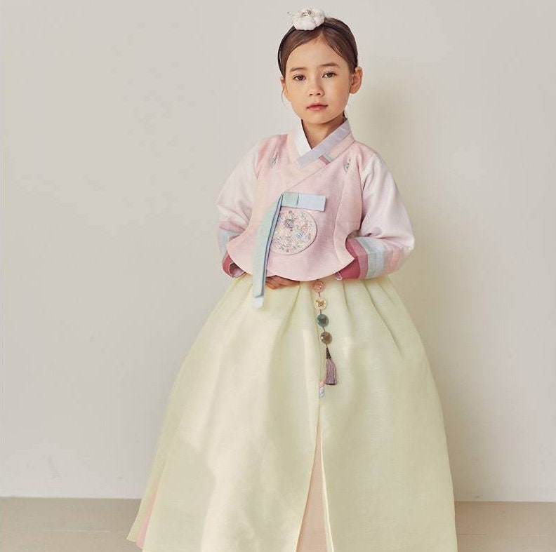 Rosie Korean Traditional Formal Dol Hanbok for Girls