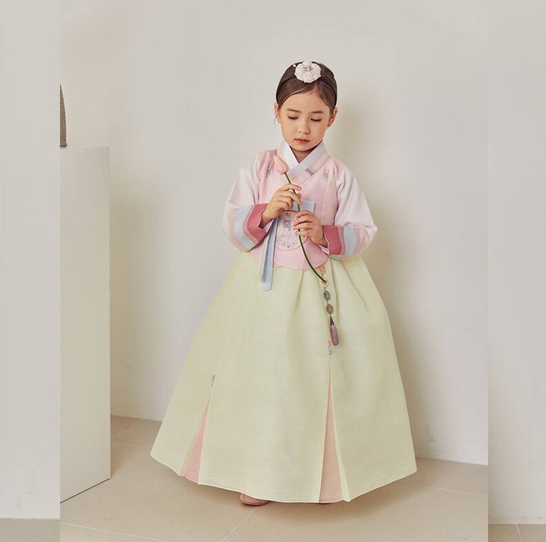 Rosie Korean Traditional Formal Dol Hanbok for Girls