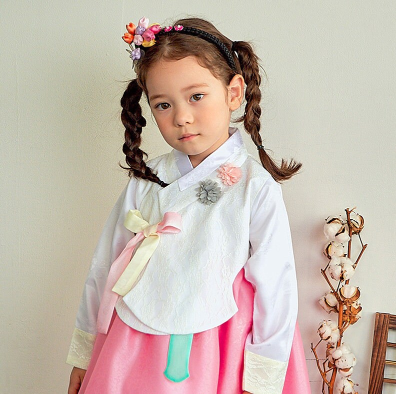 Nora Korean Traditional Formal Hanbok for Girls