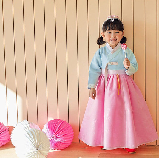 Lana Korean Traditional Formal Hanbok for Girls