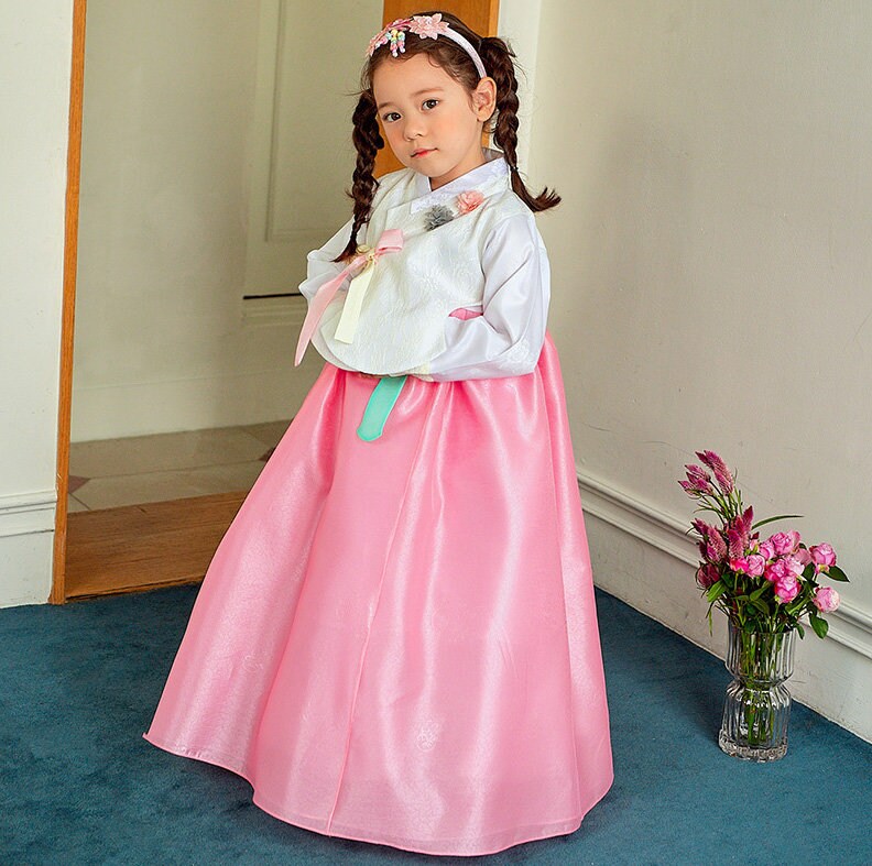 Nora Korean Traditional Formal Hanbok for Girls