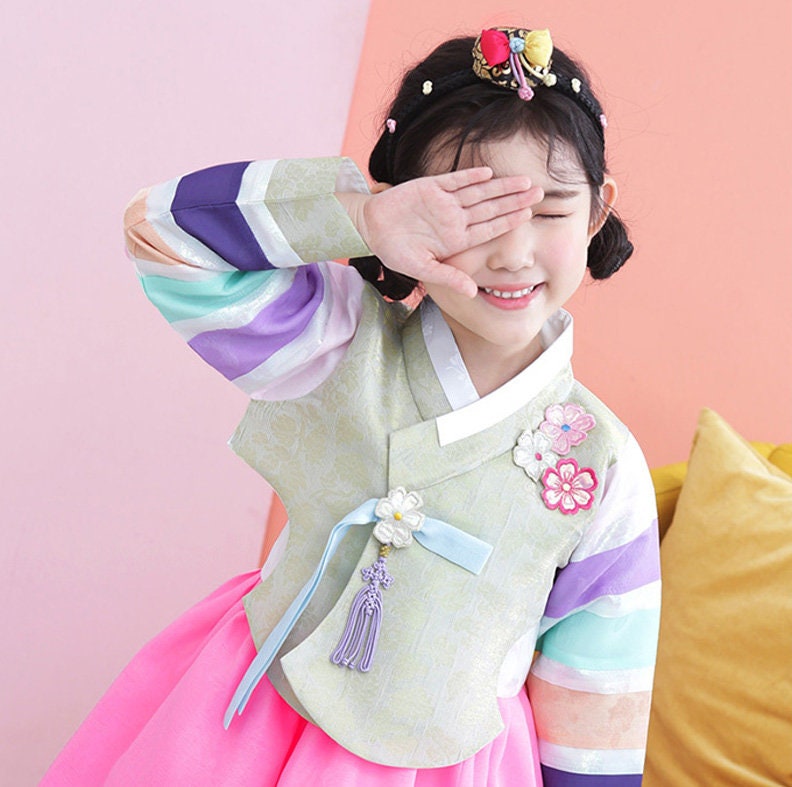 Nina Korean Traditional Formal Hanbok for Girls