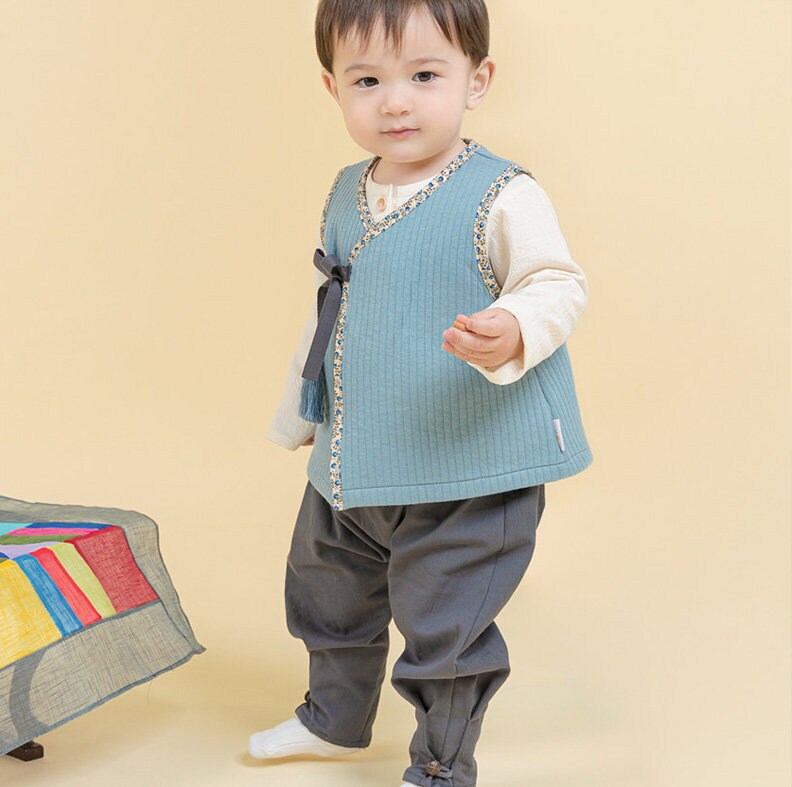 Luke Traditional Korean Everyday Wear Daily Cotton Hanbok for Boys