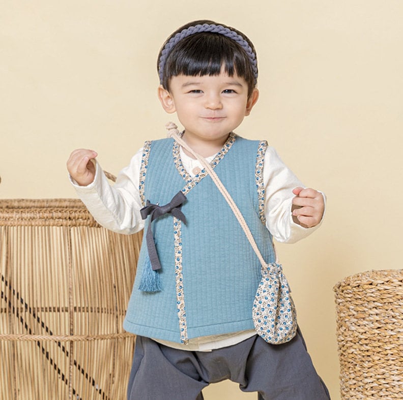 Luke Traditional Korean Everyday Wear Daily Cotton Hanbok for Boys